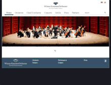Tablet Screenshot of kammerorchester.com